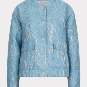 Jacket Bomber Jacquard Blue SP25.19021